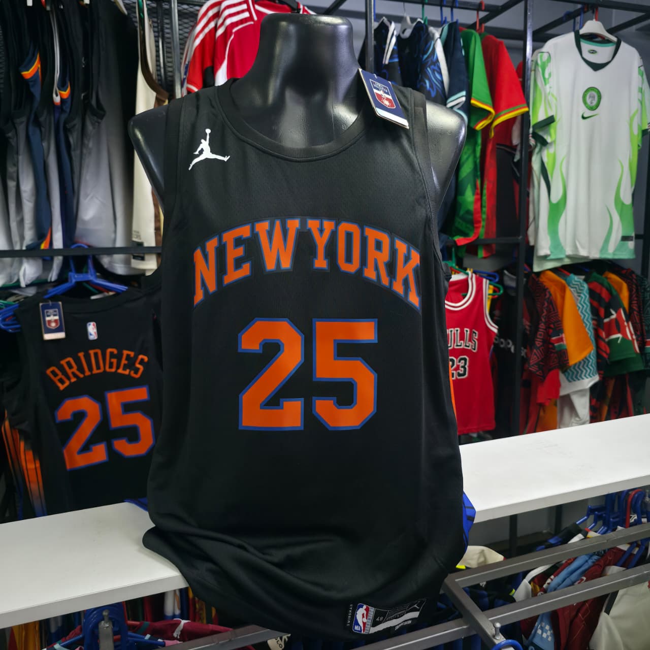 Mikal Bridges New York Knicks Jordan Brand Statement Edition Jersey